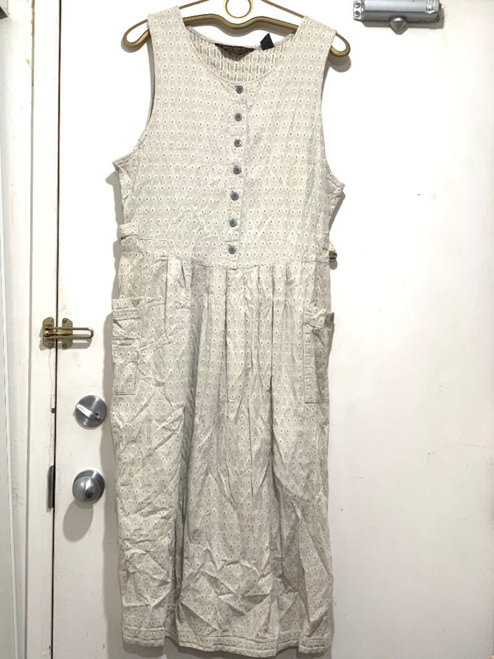 VINTAGE EDDIE BAUER SLEEVELESS MAXI DRESSES SIZE L